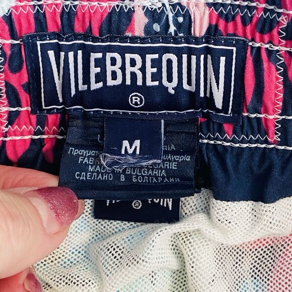 Vilebrequin Swim Shorts Trunks Mens Size Medium Hawaiian Tropical Floral Travel - Picture 3 of 5